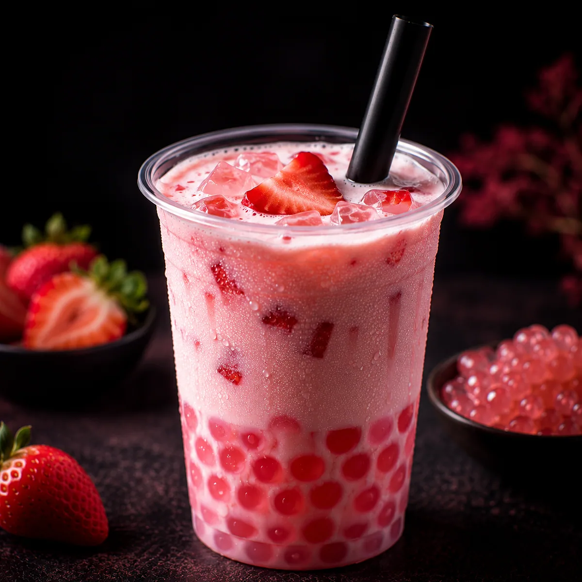 Strawberry Fruit Boba