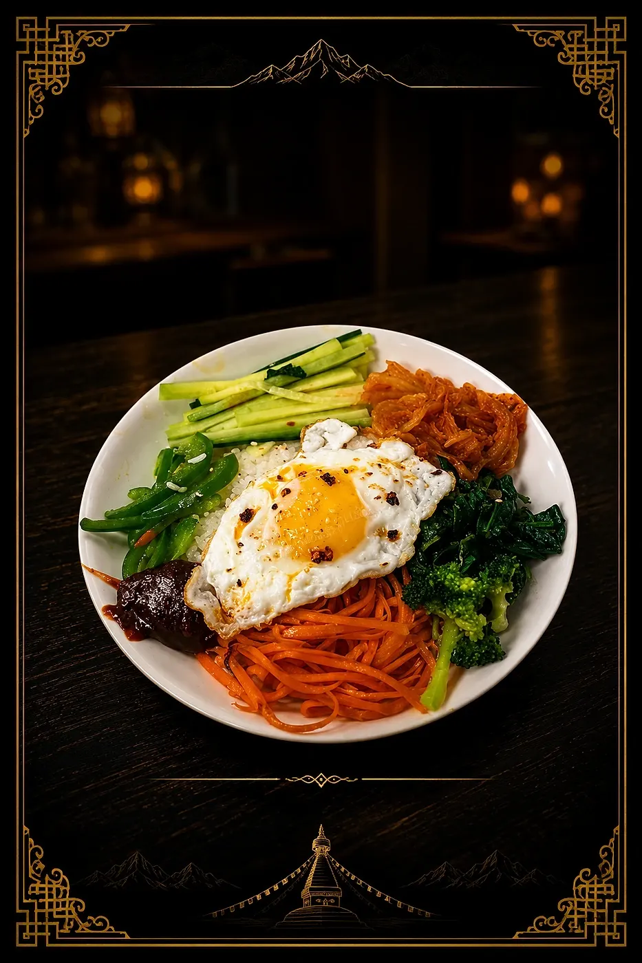 Bibimbap — Fried Rice at Mom's Momo 2 & Shristi Boba Tea Cafe, Mechanicsburg, PA
