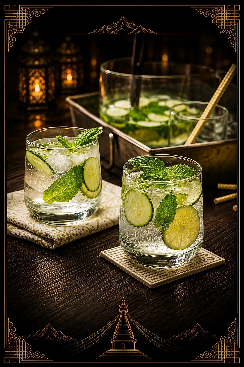 Mint Refresher — Drinks & Lassis at Mom's Momo 2 & Shristi Boba Tea Cafe, Mechanicsburg, PA