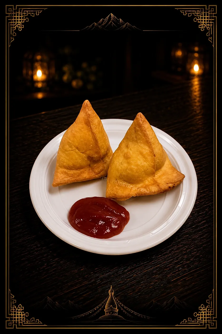 Samosa — Appetizers & Snacks at Mom's Momo 2 & Shristi Boba Tea Cafe, Mechanicsburg, PA