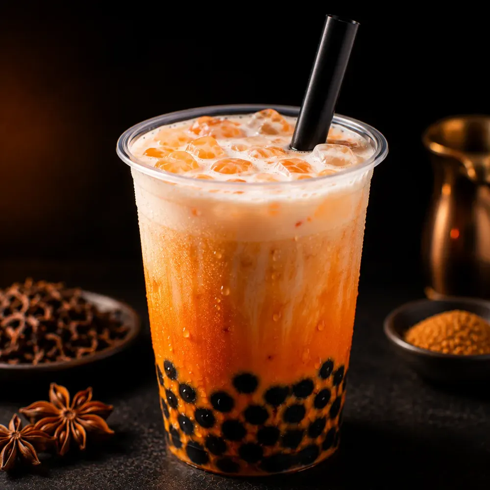 Thai Milk Boba — Shristi Boba Tea Cafe at Mom's Momo 2 & Shristi Boba Tea Cafe, Mechanicsburg, PA